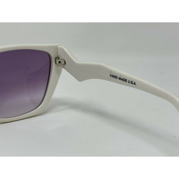 Vintage Albert Nipon White Multicolor Sunglasses Hand Made In USA main image 6